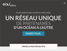 Tablet Screenshot of eaucube.com